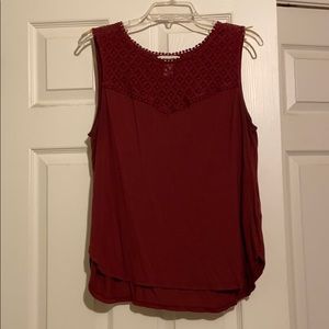 Maroon Tank top from H&M